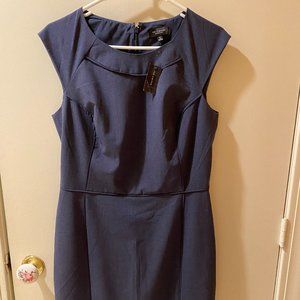 The Limited Indigo Blue Collection Piped Sheath Dress NWT 8T
